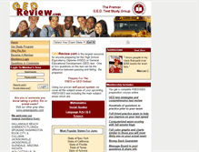 Tablet Screenshot of gedreview.com